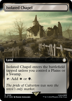 Isolated Chapel (Extended Art) (Surge Foil) (1028) [Fallout] foil - Deck Out Gaming