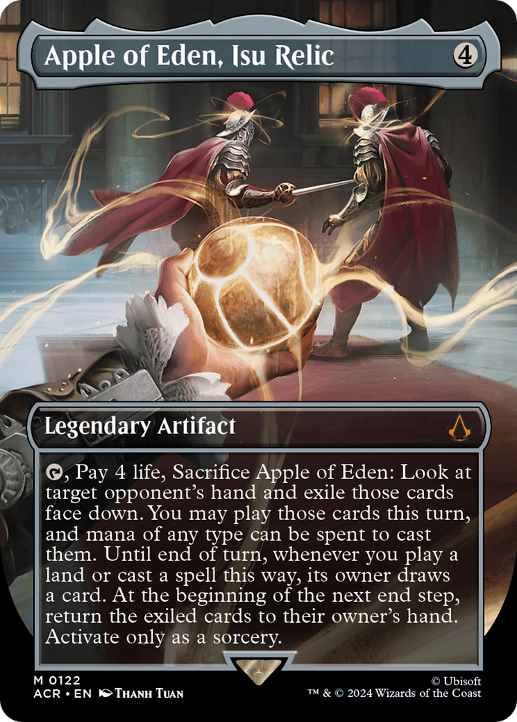 Apple of Eden, Isu Relic (Borderless) (122) [Assassin's Creed] foil - Deck Out Gaming