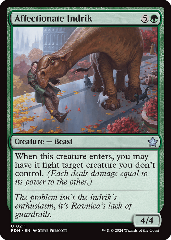 Affectionate Indrik (211) [Foundations] - Deck Out Gaming