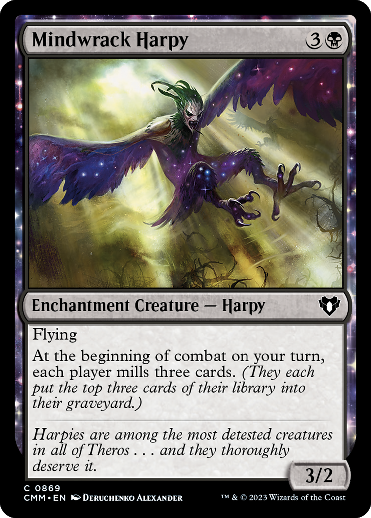 Mindwrack Harpy (869) [Commander Masters] - Deck Out Gaming