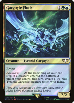 Gargoyle Flock (Surge Foil) (123) [Warhammer 40,000 Commander] foil - Deck Out Gaming