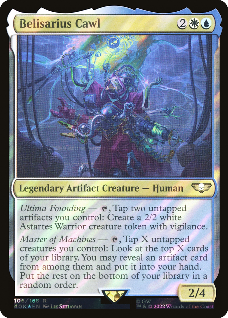Belisarius Cawl (Surge Foil) (106) [Warhammer 40,000 Commander] foil - Deck Out Gaming