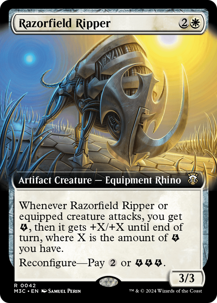 Razorfield Ripper (Extended Art) (42) [Modern Horizons 3 Commander] - Deck Out Gaming