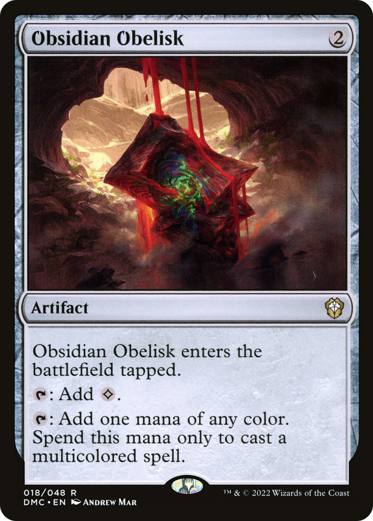 Obsidian Obelisk (18) [Dominaria United Commander] - Deck Out Gaming