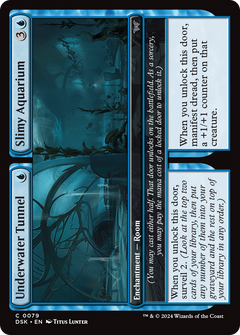 Underwater Tunnel // Slimy Aquarium (79) [Duskmourn: House of Horror] - Deck Out Gaming