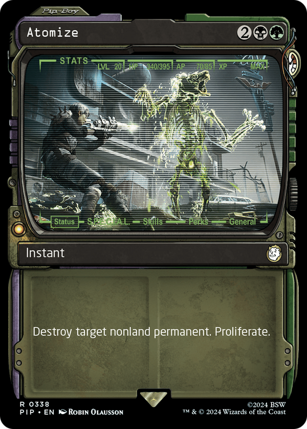 Atomize (Showcase) (338) [Fallout] foil - Deck Out Gaming