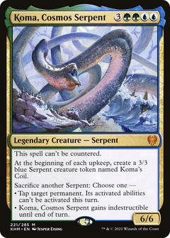 Koma, Cosmos Serpent (221) [Kaldheim] - Deck Out Gaming