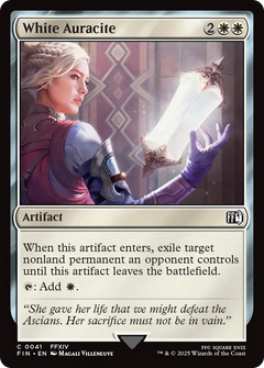 White Auracite (41) [FINAL FANTASY] foil - Deck Out Gaming