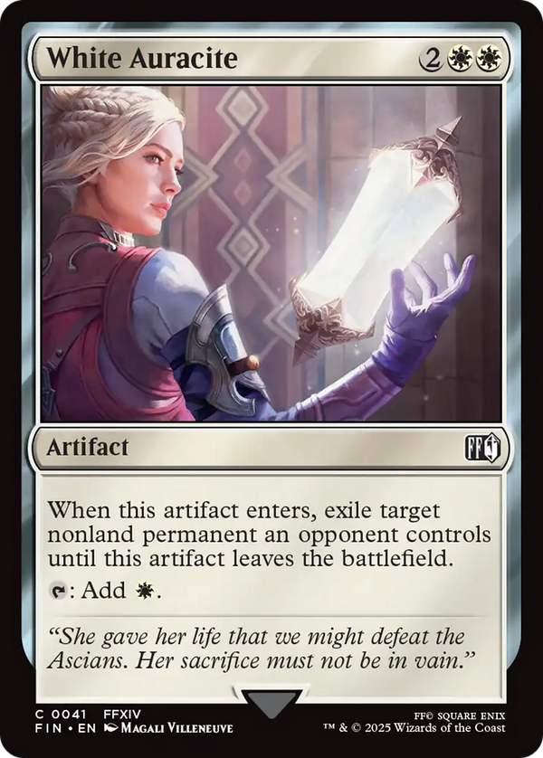 White Auracite (41) [FINAL FANTASY] foil - Deck Out Gaming