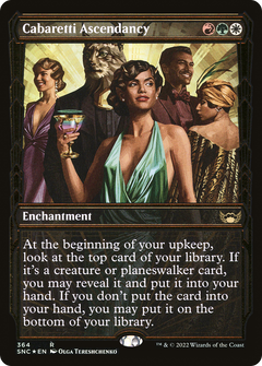 Cabaretti Ascendancy (Gilded Foil) (364) [Streets of New Capenna] foil - Deck Out Gaming