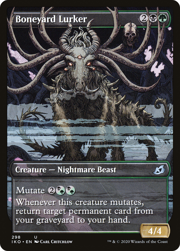 Boneyard Lurker (298) [Ikoria: Lair of Behemoths] foil - Deck Out Gaming