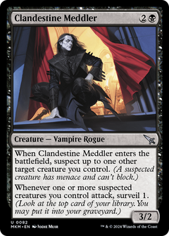 Clandestine Meddler (a) (82) [Murders at Karlov Manor] foil - Deck Out Gaming