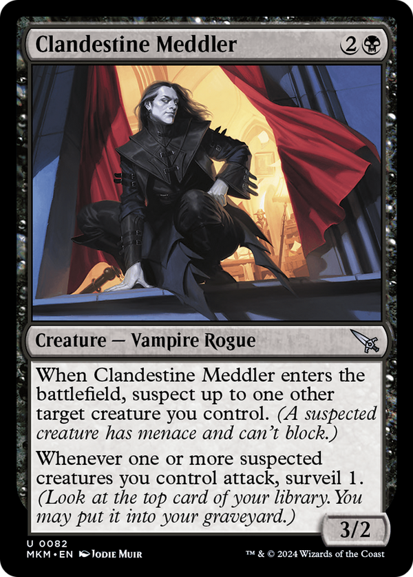 Clandestine Meddler (a) (82) [Murders at Karlov Manor] foil - Deck Out Gaming