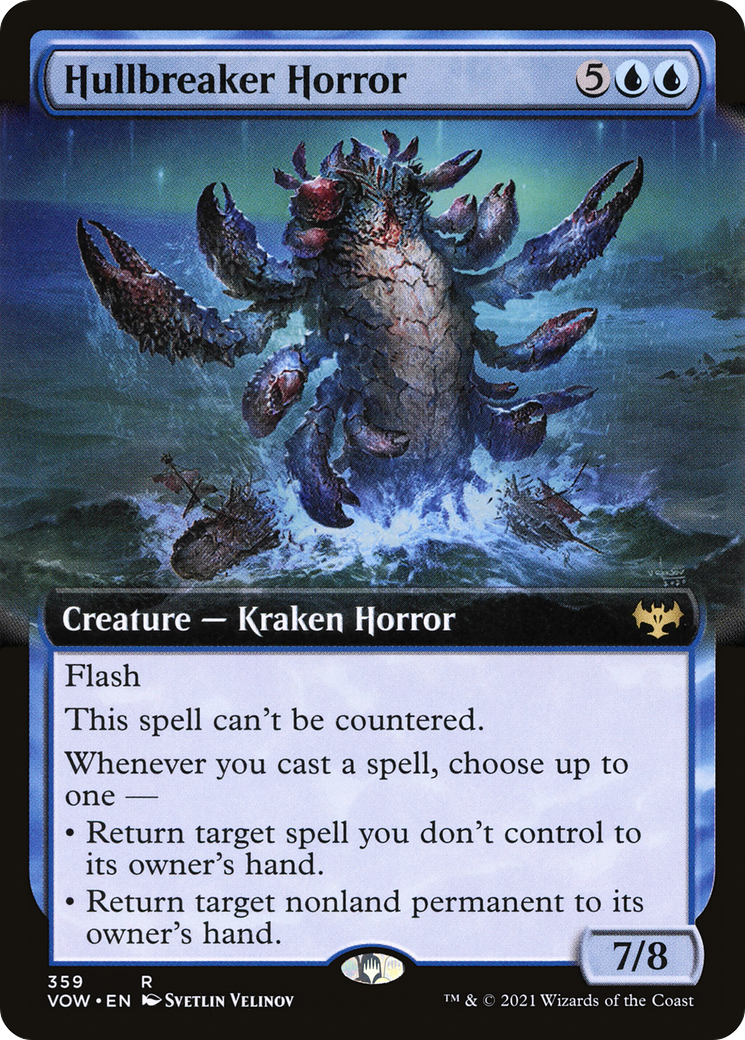 Hullbreaker Horror (Extended Art) (359) [Innistrad: Crimson Vow] - Deck Out Gaming