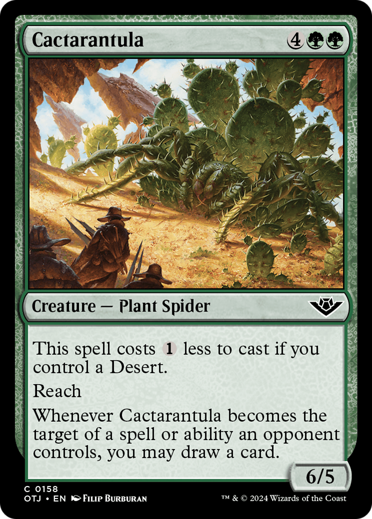 Cactarantula (158) [Outlaws of Thunder Junction] foil - Deck Out Gaming