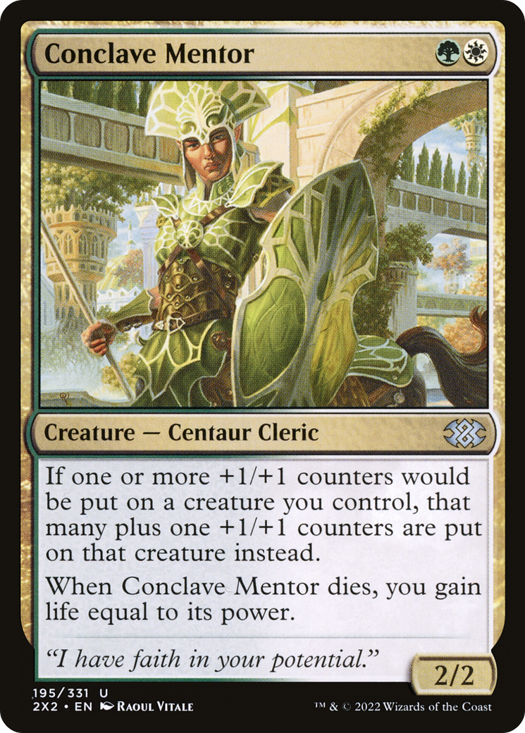 Conclave Mentor (195) [Double Masters 2022] foil - Deck Out Gaming