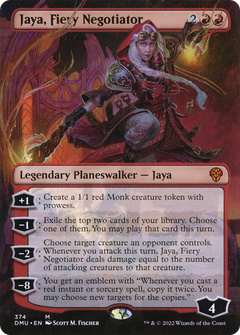 Jaya, Fiery Negotiator (Borderless) (374) [Dominaria United] foil - Deck Out Gaming