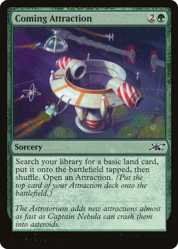 Coming Attraction (Galaxy Foil) (421) [Unfinity] foil - Deck Out Gaming