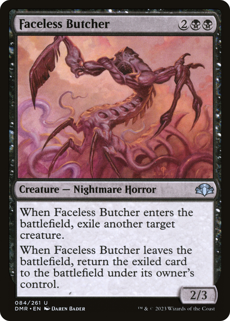 Faceless Butcher (84) [Dominaria Remastered] - Deck Out Gaming