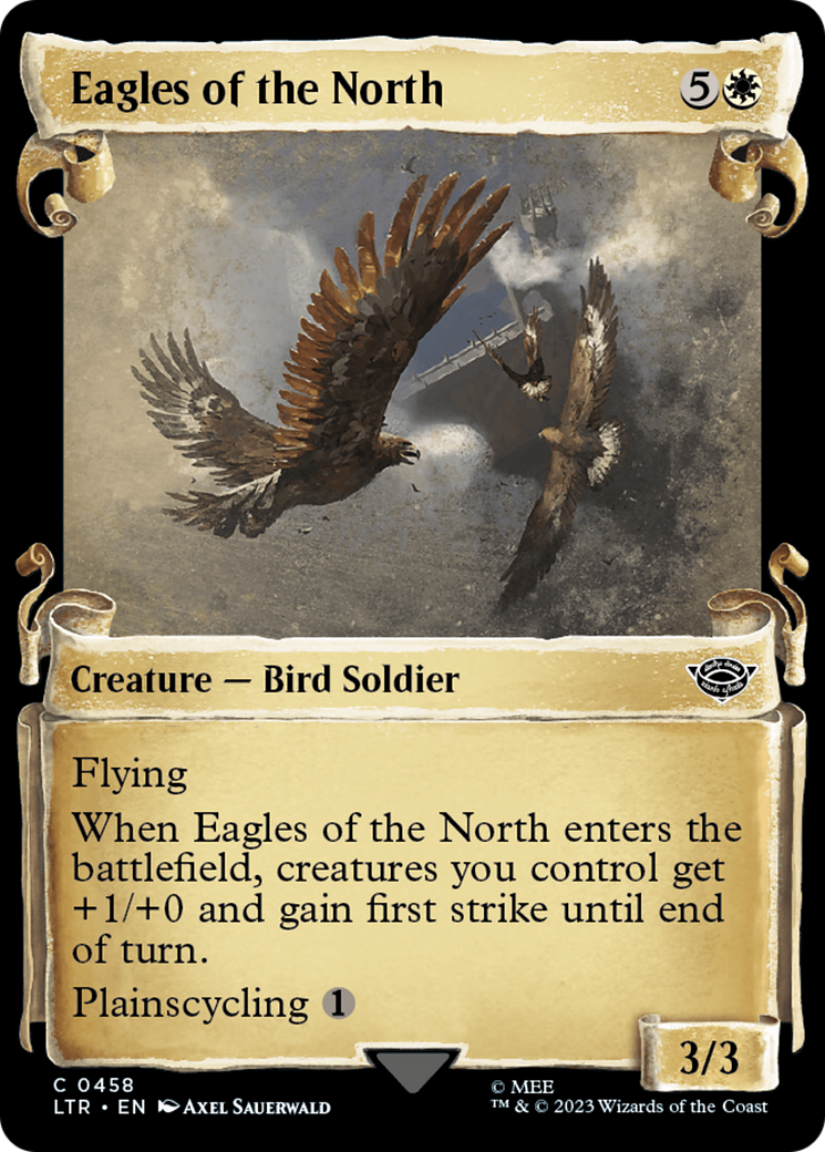 Eagles of the North (Showcase Scrolls) (458) [The Lord of the Rings: Tales of Middle-earth] foil - Deck Out Gaming