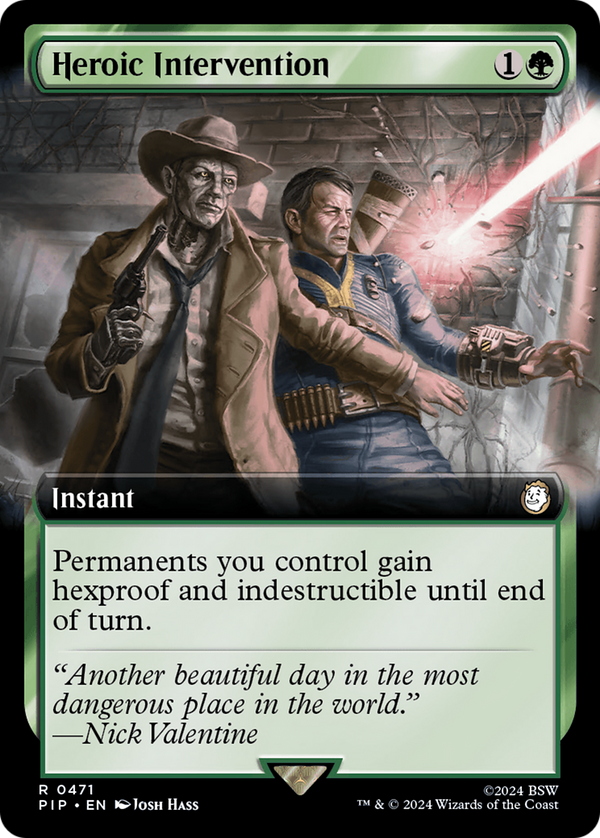 Heroic Intervention (Extended Art) (471) [Fallout] - Deck Out Gaming