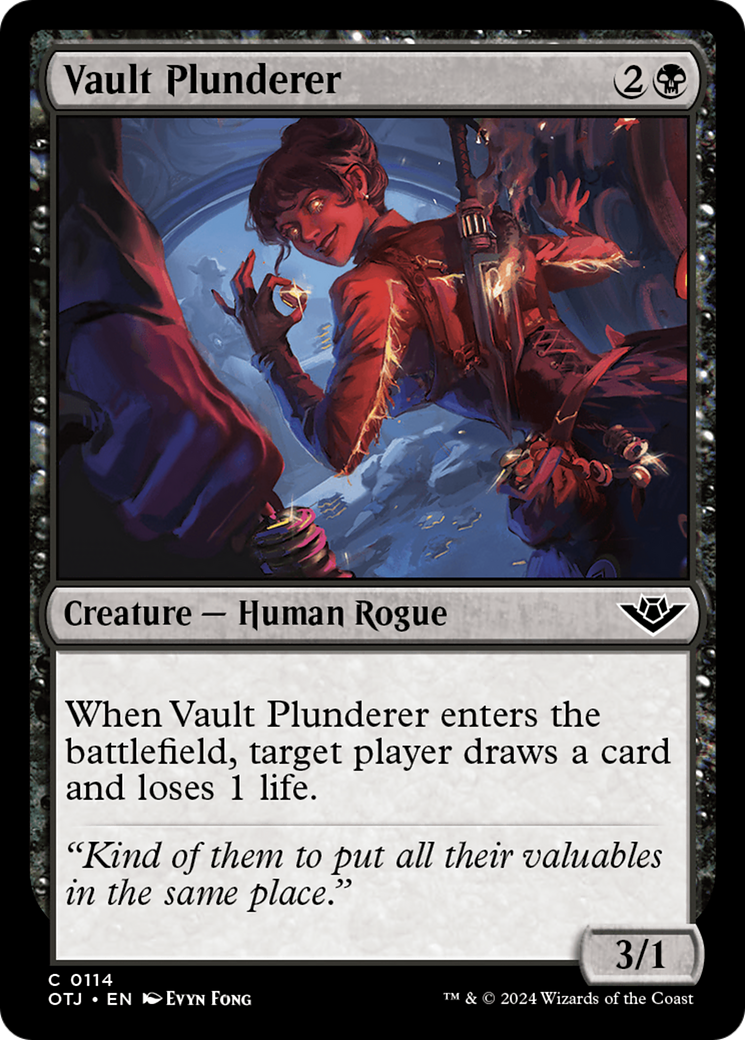 Vault Plunderer (114) [Outlaws of Thunder Junction] foil - Deck Out Gaming