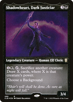 Shadowheart, Dark Justiciar (499) [Commander Legends: Battle for Baldur's Gate] etched - Deck Out Gaming
