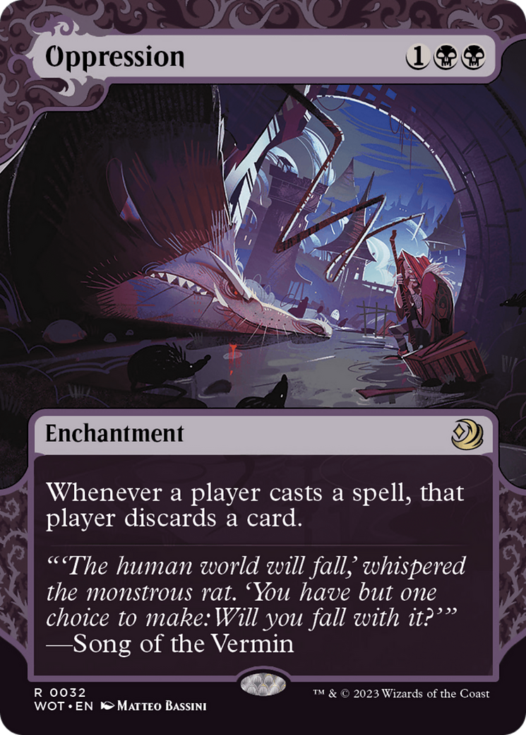 Oppression (32) [Wilds of Eldraine: Enchanting Tales] foil - Deck Out Gaming