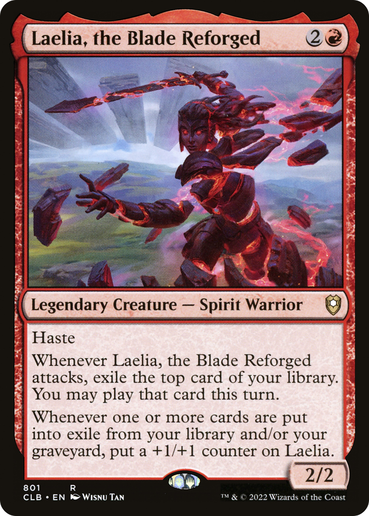 Laelia, the Blade Reforged (801) [Commander Legends: Battle for Baldur's Gate] - Deck Out Gaming