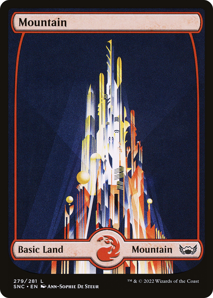 Mountain (279) (279) [Streets of New Capenna] foil - Deck Out Gaming