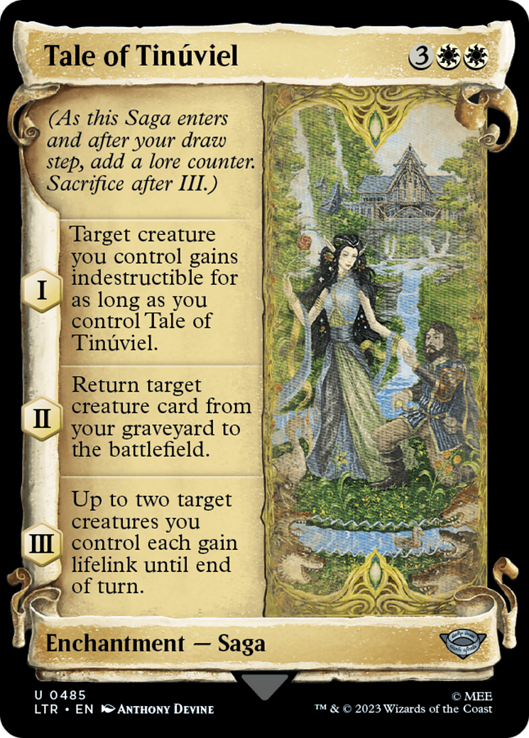 Tale of Tinuviel (Showcase Scrolls) (485) [The Lord of the Rings: Tales of Middle-earth] - Deck Out Gaming