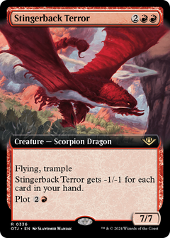 Stingerback Terror (Extended Art) (336) [Outlaws of Thunder Junction] - Deck Out Gaming