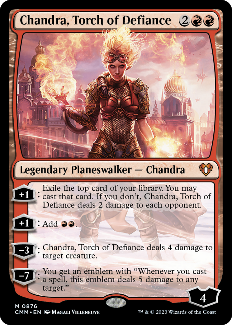 Chandra, Torch of Defiance (876) [Commander Masters] - Deck Out Gaming