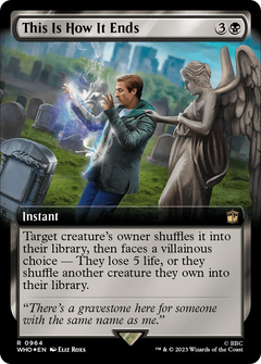 This Is How It Ends (Extended Art) (Surge Foil) (964) [Doctor Who] foil - Deck Out Gaming