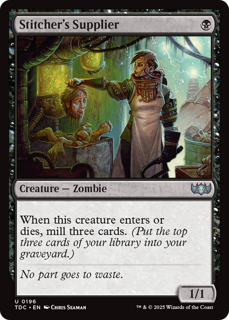 Stitcher's Supplier (196) [Commander: Tarkir: Dragonstorm] - Deck Out Gaming