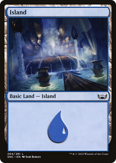 Island (264) (264) [Streets of New Capenna] foil - Deck Out Gaming
