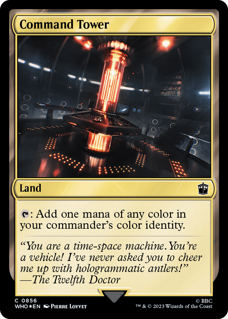 Command Tower (0856) (Surge Foil) (856) [Doctor Who] foil - Deck Out Gaming