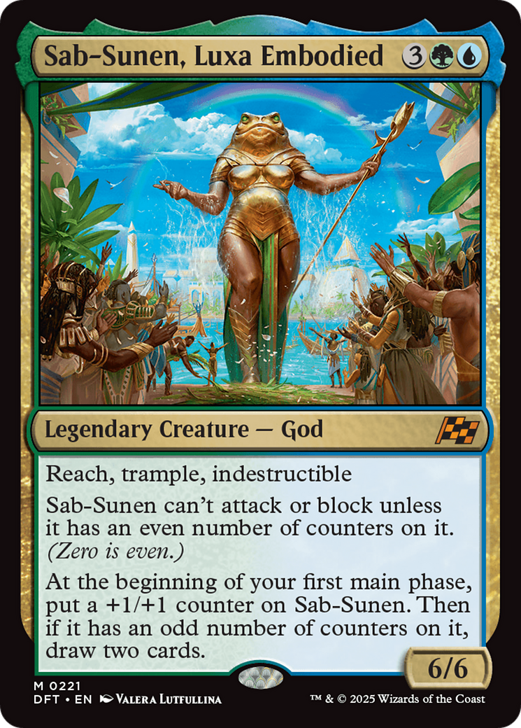 Sab-Sunen, Luxa Embodied (221) [Aetherdrift] foil - Deck Out Gaming