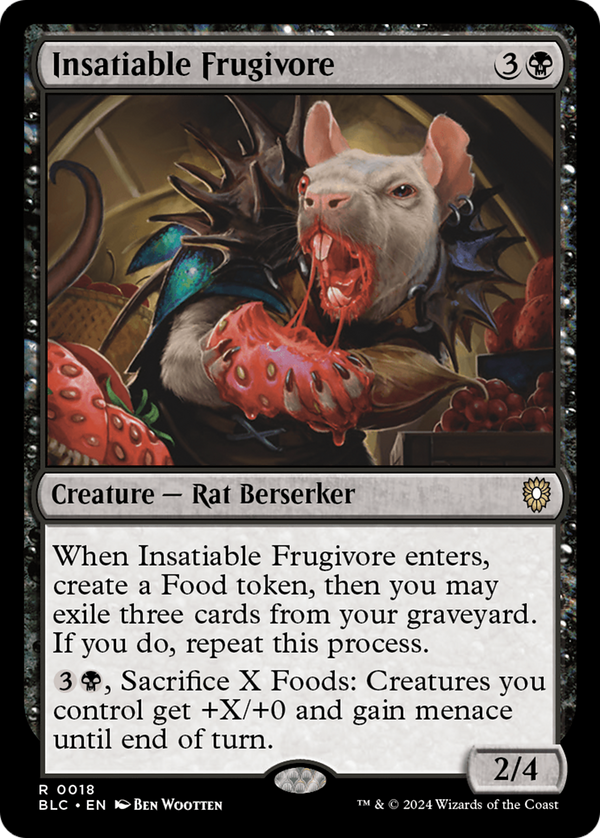 Insatiable Frugivore (18) [Bloomburrow Commander] - Deck Out Gaming