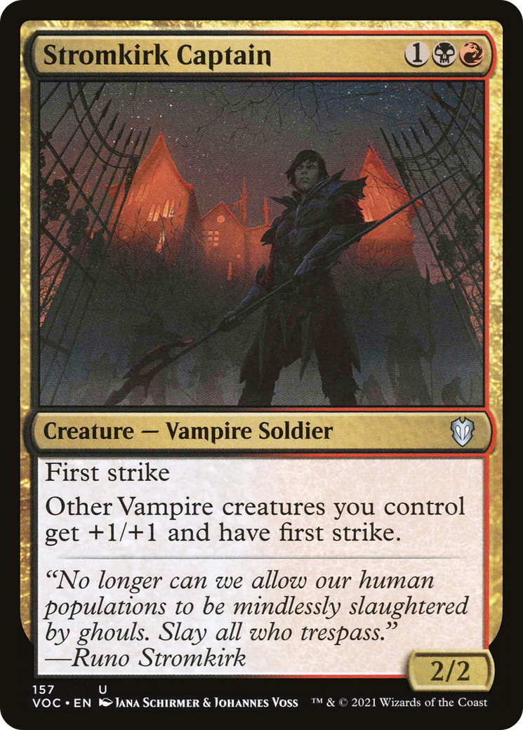 Stromkirk Captain (157) [Crimson Vow Commander] - Deck Out Gaming