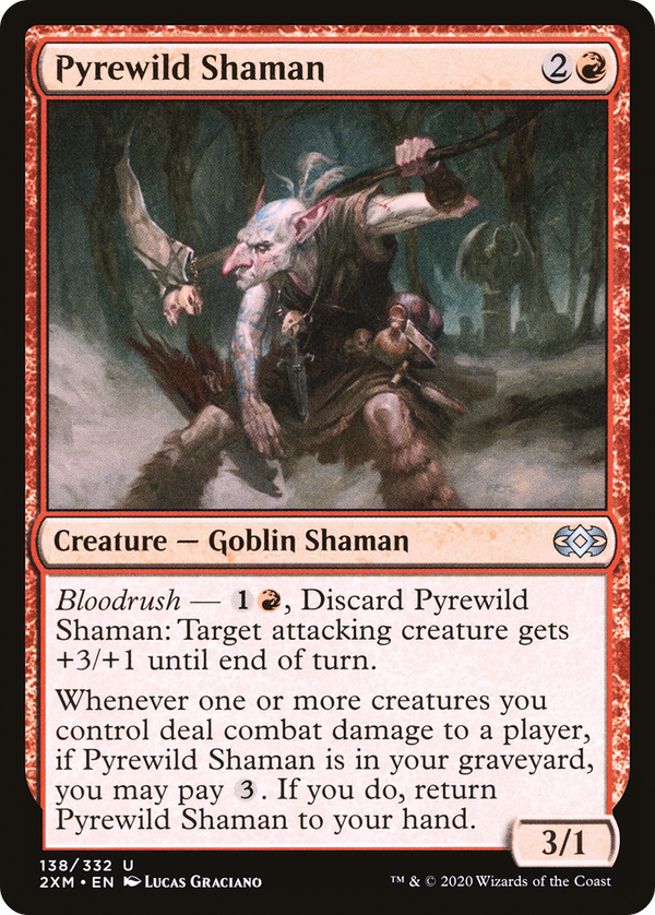 Pyrewild Shaman (138) [Double Masters] foil - Deck Out Gaming