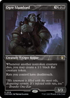 Ogre Slumlord (518) [Commander Masters] etched - Deck Out Gaming