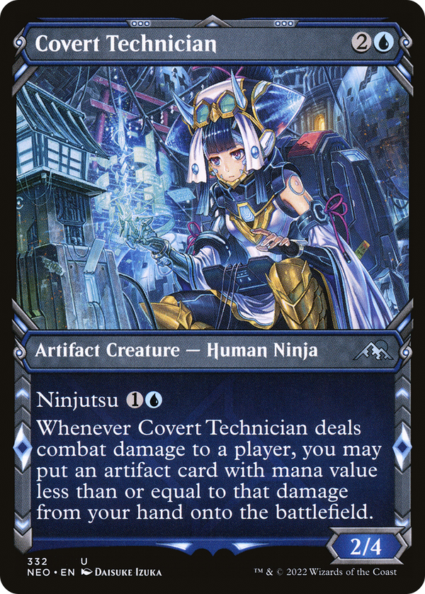Covert Technician (Showcase) (332) [Kamigawa: Neon Dynasty] - Deck Out Gaming