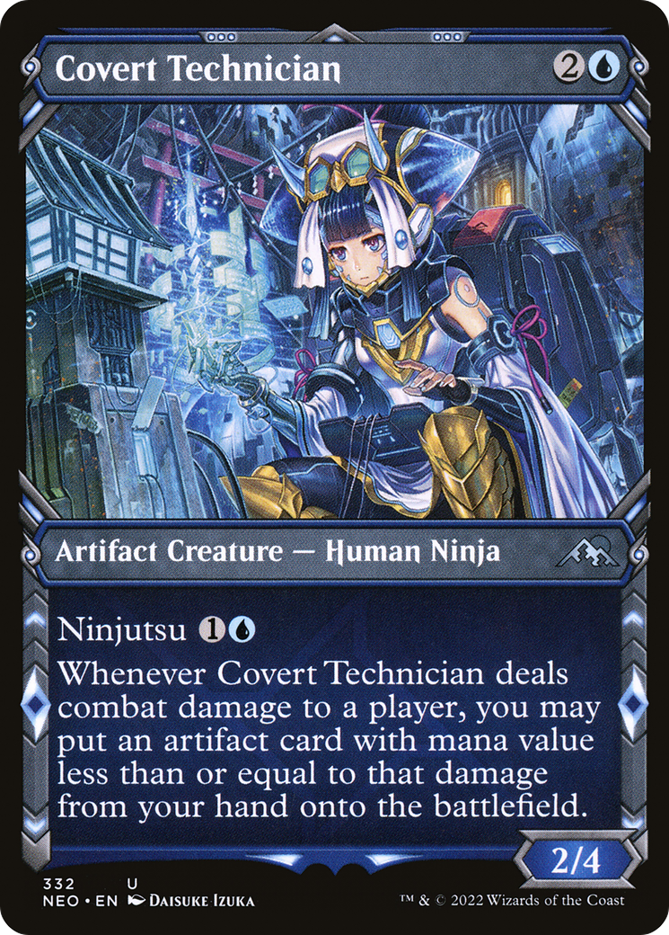 Covert Technician (Showcase) (332) [Kamigawa: Neon Dynasty] - Deck Out Gaming
