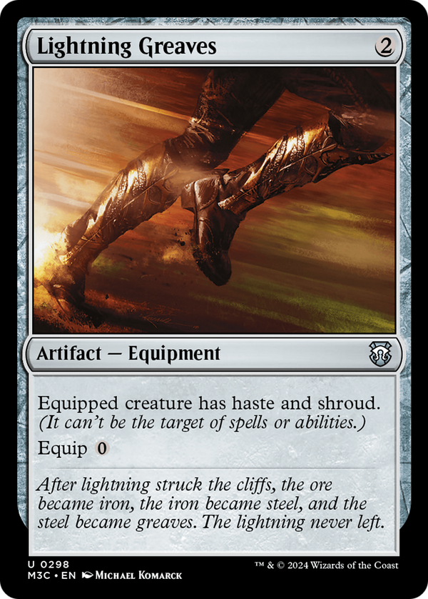 Lightning Greaves (298) [Modern Horizons 3 Commander] - Deck Out Gaming