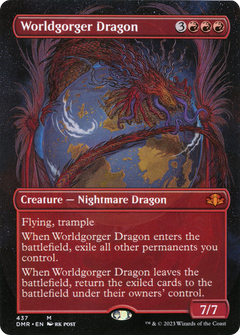 Worldgorger Dragon (Borderless) (437) [Dominaria Remastered] - Deck Out Gaming