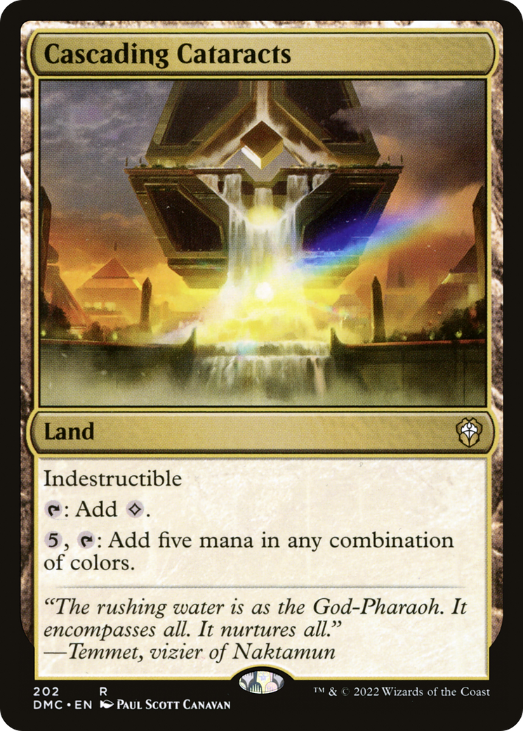 Cascading Cataracts (202) [Commander: Dominaria United] - Deck Out Gaming