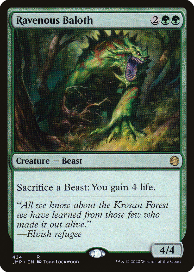 Ravenous Baloth (424) [Jumpstart] - Deck Out Gaming
