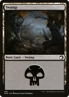 Swamp (382) [Innistrad: Midnight Hunt] foil - Deck Out Gaming