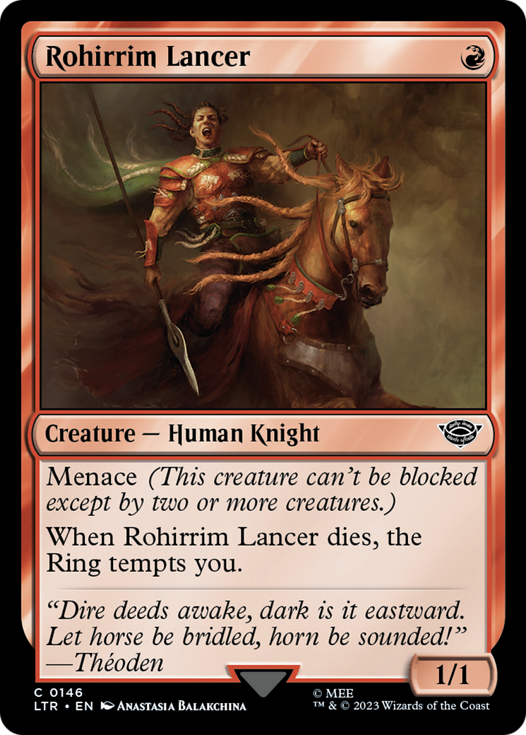 Rohirrim Lancer (146) [The Lord of the Rings: Tales of Middle-earth] foil - Deck Out Gaming